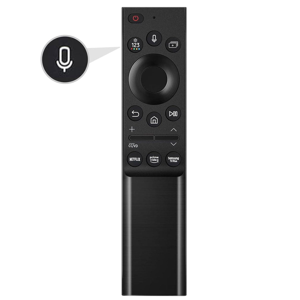 B0CCFC8TN1 Replacement Voice Remote for Samsung Smart TVs Compatible with Neo QLED SUHD HDR Frame Curved and Crystal UHD Series with Shortcut Buttons - AMGUR