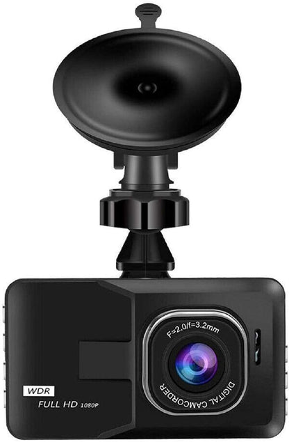 Car Dash Cam Full HD 1080P Car DVR Dashboard Camera with 170°Wide Angle, WDR, G - Sensor, Loop Recording and Motion Detection - AMGUR
