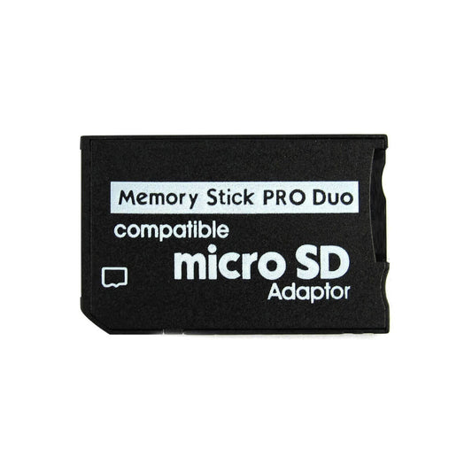 Memory Stick Pro Duo Adapter, Micro SD/Micro SDHC TF Card to Memory Stick MS Pro Duo Card for Sony PSP, Playstation Portable, Camera, Handycam, PDA - AMGUR