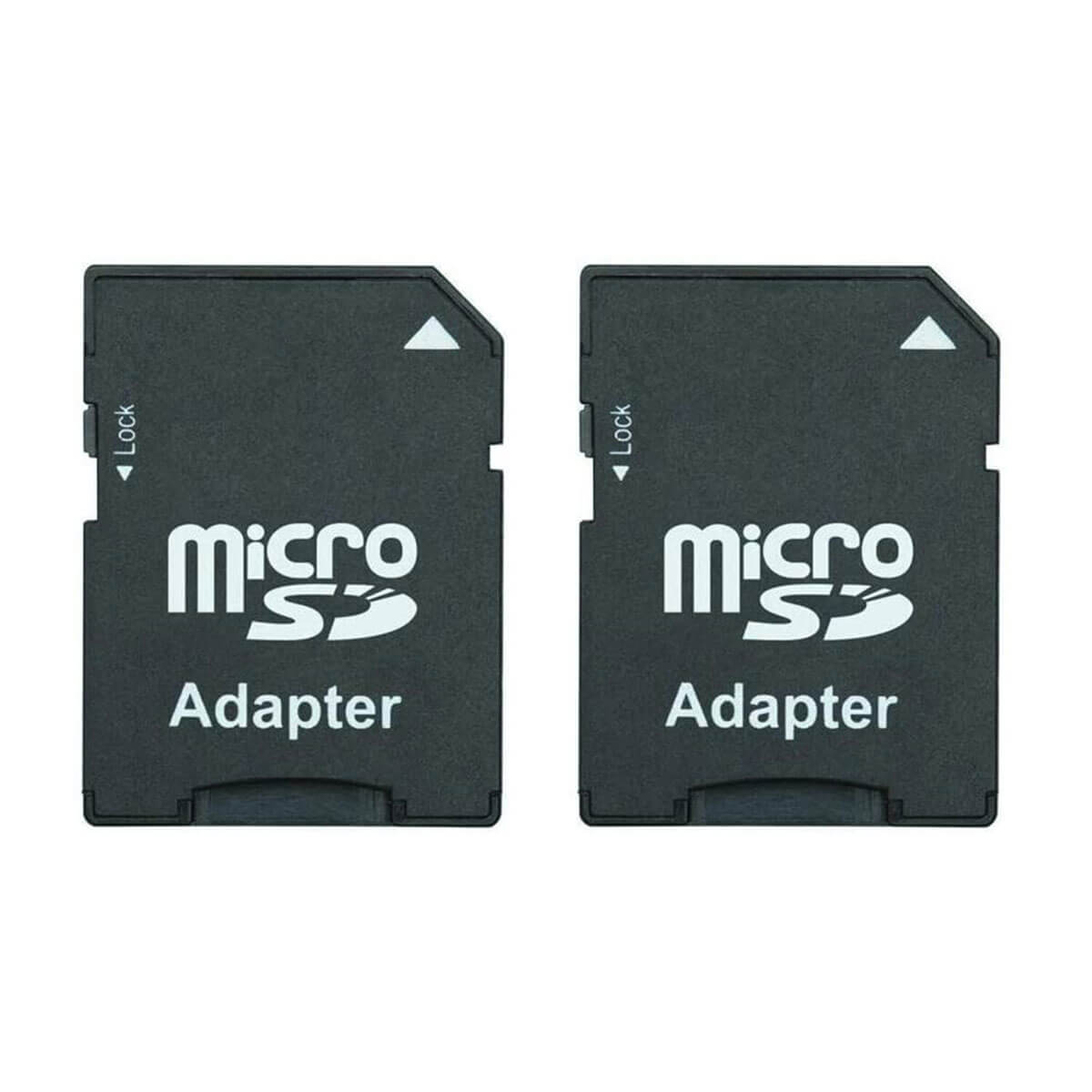 Micro SD Card to SD Card Adapter, TF Card Micro SDHC to SD SDHC Adapter Works with Memory Cards for Older Cameras, PDA, Medical Devices (Pack of 2) - AMGUR