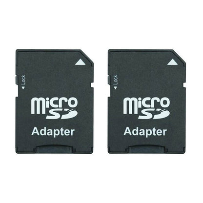 Micro SD Card to SD Card Adapter, TF Card Micro SDHC to SD SDHC Adapter Works with Memory Cards for Older Cameras, PDA, Medical Devices (Pack of 2) - AMGUR