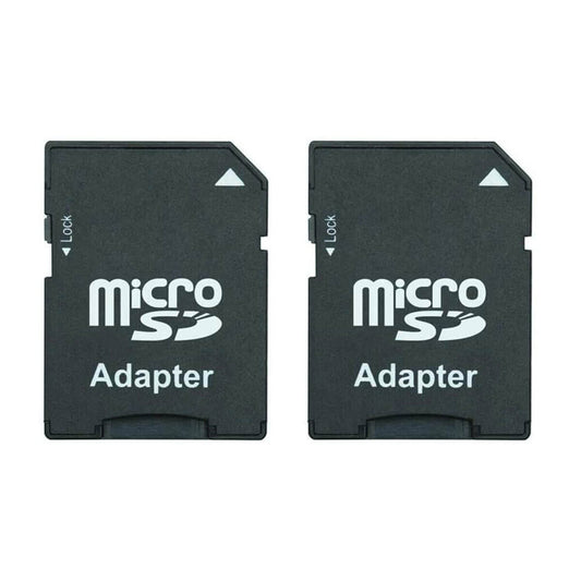 Micro SD Card to SD Card Adapter, TF Card Micro SDHC to SD SDHC Adapter Works with Memory Cards for Older Cameras, PDA, Medical Devices (Pack of 2) - AMGUR