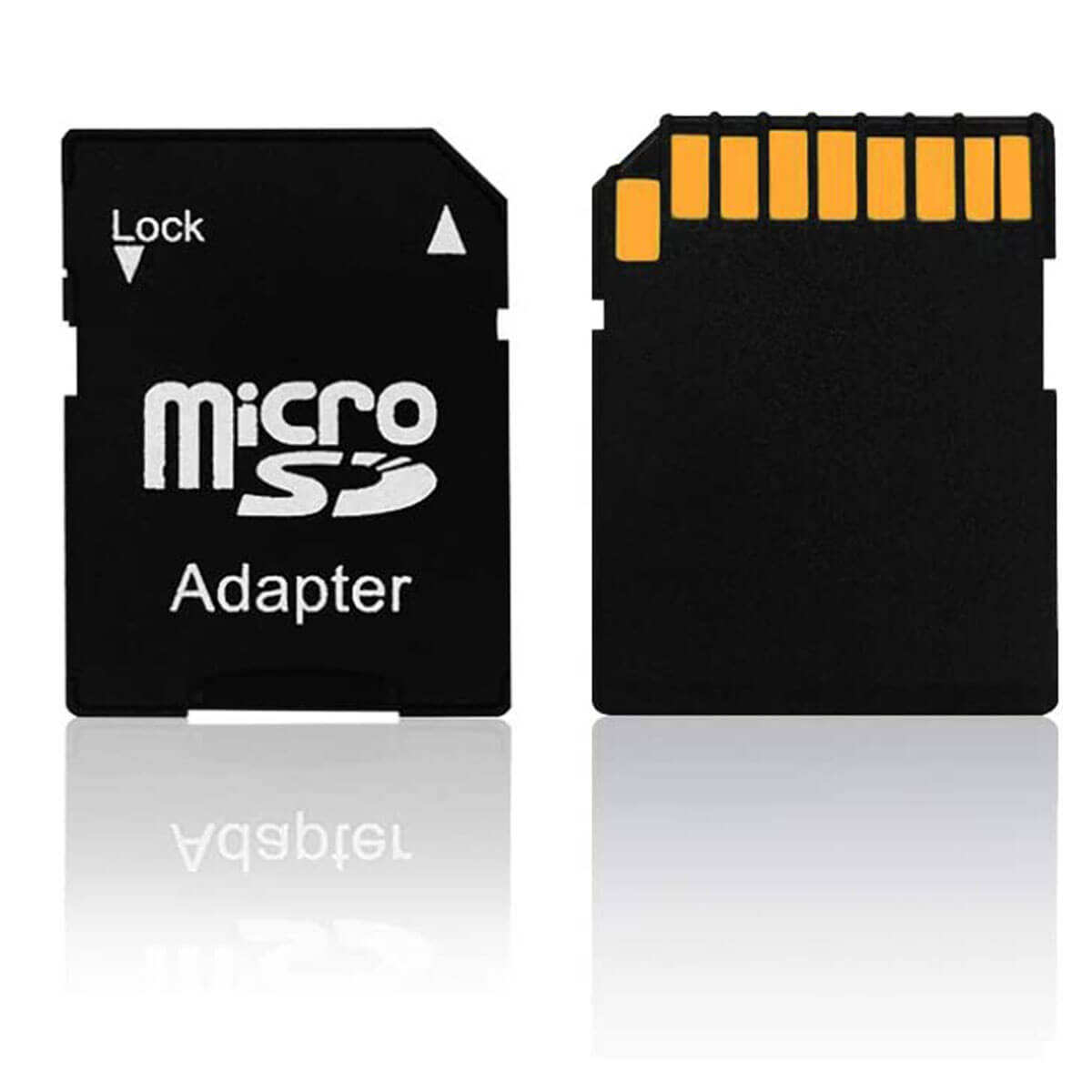Micro SD Card to SD Card Adapter, TF Card Micro SDHC to SD SDHC Adapter Works with Memory Cards for Older Cameras, PDA, Medical Devices (Pack of 2) - AMGUR