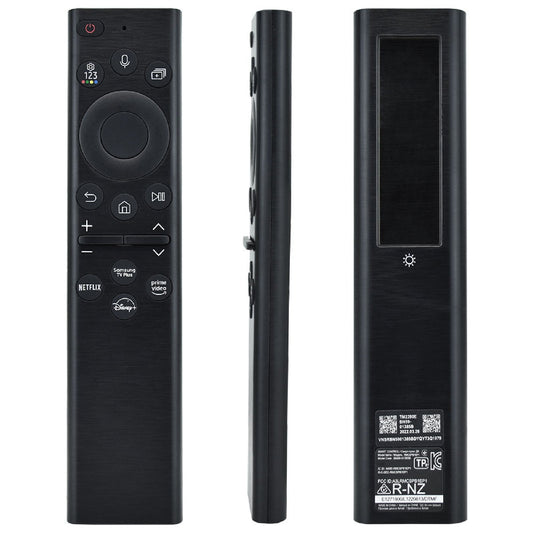 New BN59 - 01385B Replacement Q70B Voice Remote Control for Samsung QLED 4K Smart TV Remote BN59 - 01385A Q80B QN85B QN90B QN95B QN800B TM2280E RMCSPB1EP1 with Solar Charging - AMGUR