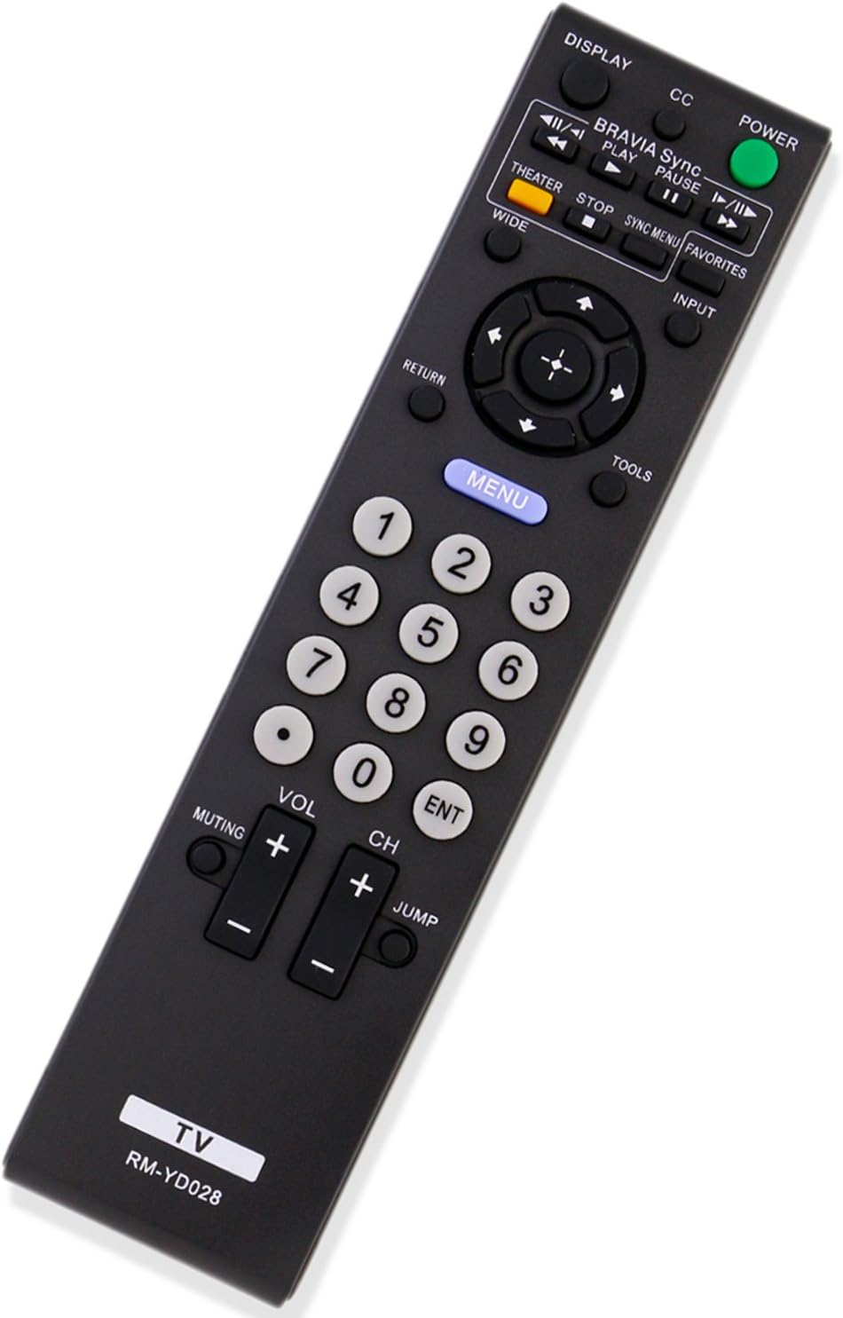 New RM - YD028 RReplacement Remote Control for Sony Bravia TV KDL19L5000 KDL - 32XBR9 KDL40SL150 KDL - 46S504 KDL46S51009 KDL52S51009 KDL - 52S51009 KLV52W510 KLV - 52W510 - AMGUR