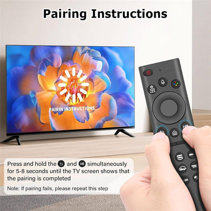 Premium Design Eco Solar Charger TV Remote Control for Samsung Smart TVs Neo QLED, The Frame and Crystal UHD Series 4K TV Remote with Voice Control - AMGUR