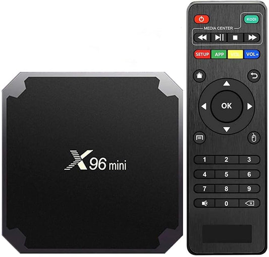 X96 Mini Android TV Box Amlogic S905W Quad Core 1GB/8GB Smart TV Box WiFi 4K Ultra HD OTT Box Bluetooth H.265 HEVC HDMI Streaming Media Player - B075TV3H9C - AMGUR