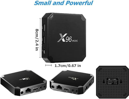 X96 Mini Android TV Box Amlogic S905W Quad Core 1GB/8GB Smart TV Box WiFi 4K Ultra HD OTT Box Bluetooth H.265 HEVC HDMI Streaming Media Player - B075TV3H9C - AMGUR
