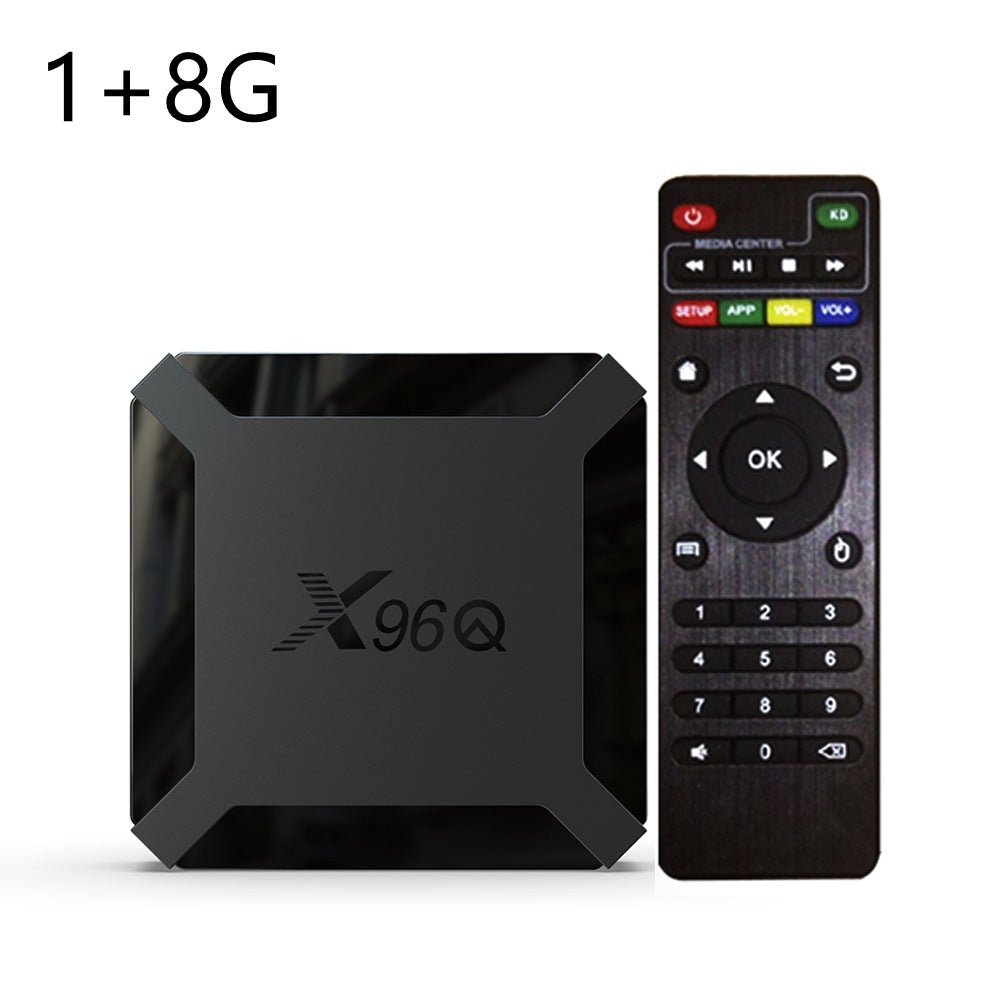 X96Q Android TV Box Allwinner H313 Android 10.0 Smart TV Box 2 4Ghz WiFi Streaming Media Player - AMGUR