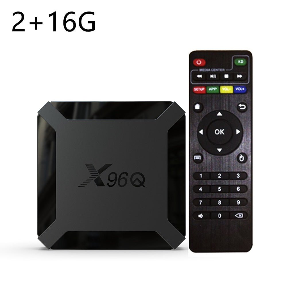 X96Q Android TV Box Allwinner H313 Android 10.0 Smart TV Box 2 4Ghz WiFi Streaming Media Player - AMGUR