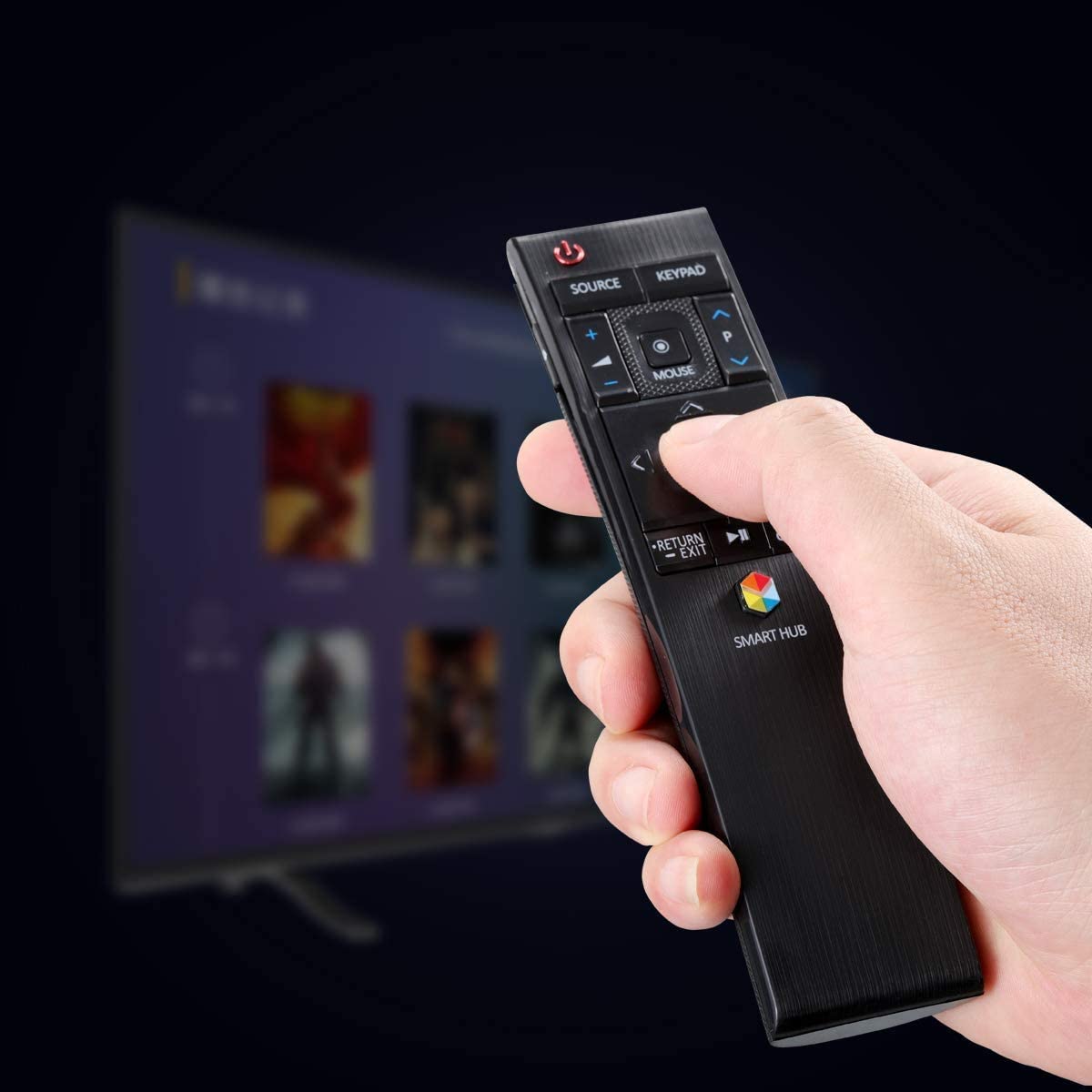 BN59 - 01220E Replacement Smart Remote Control for Samsung Smart TV Remote Control BN59 - 01220G BN59 - 01221J BN59 - 01220A RMCTPJ1AP2 (with USB Receiver) - AMGUR
