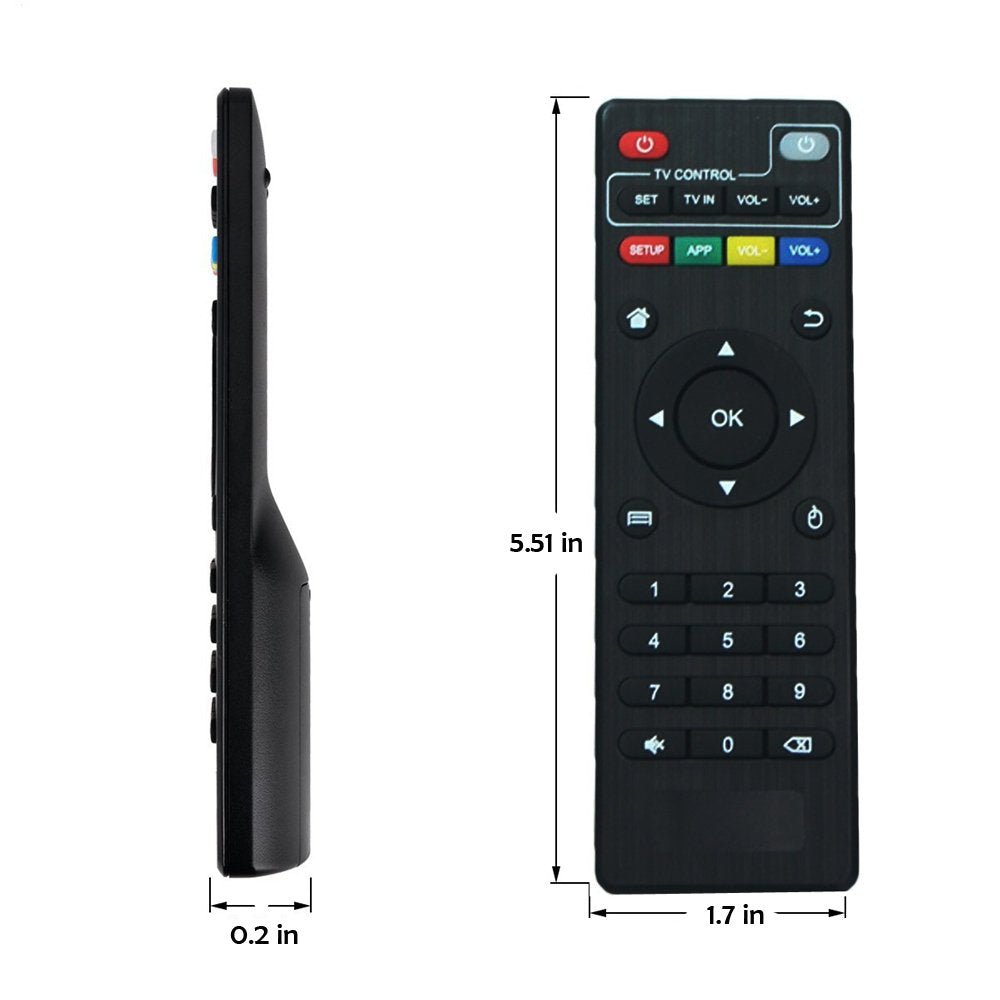 MXQ Pro 4K Replacement Remote Control for MXQ, MXQ Pro, T95M, T95N, X96 Mini - AMGUR